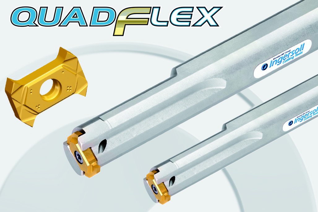 QuadFlex 4-schneidige Stechplatten zum Innenstechen