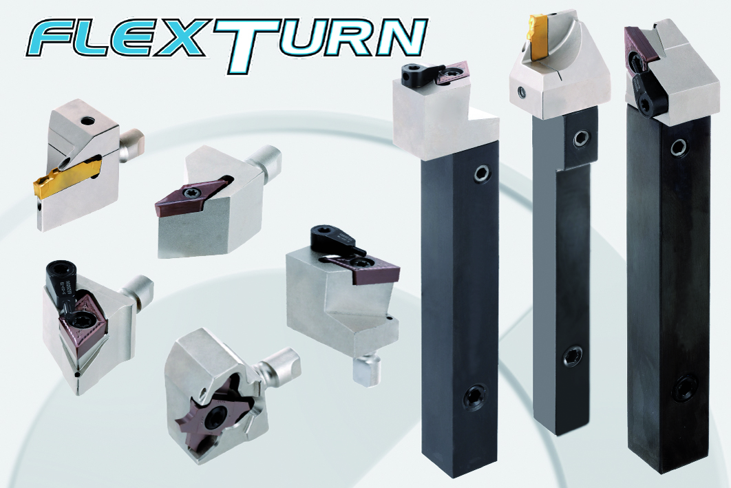 FlexTurn – Modulares Wechselkopfsystem für Swiss-Type Maschinen
