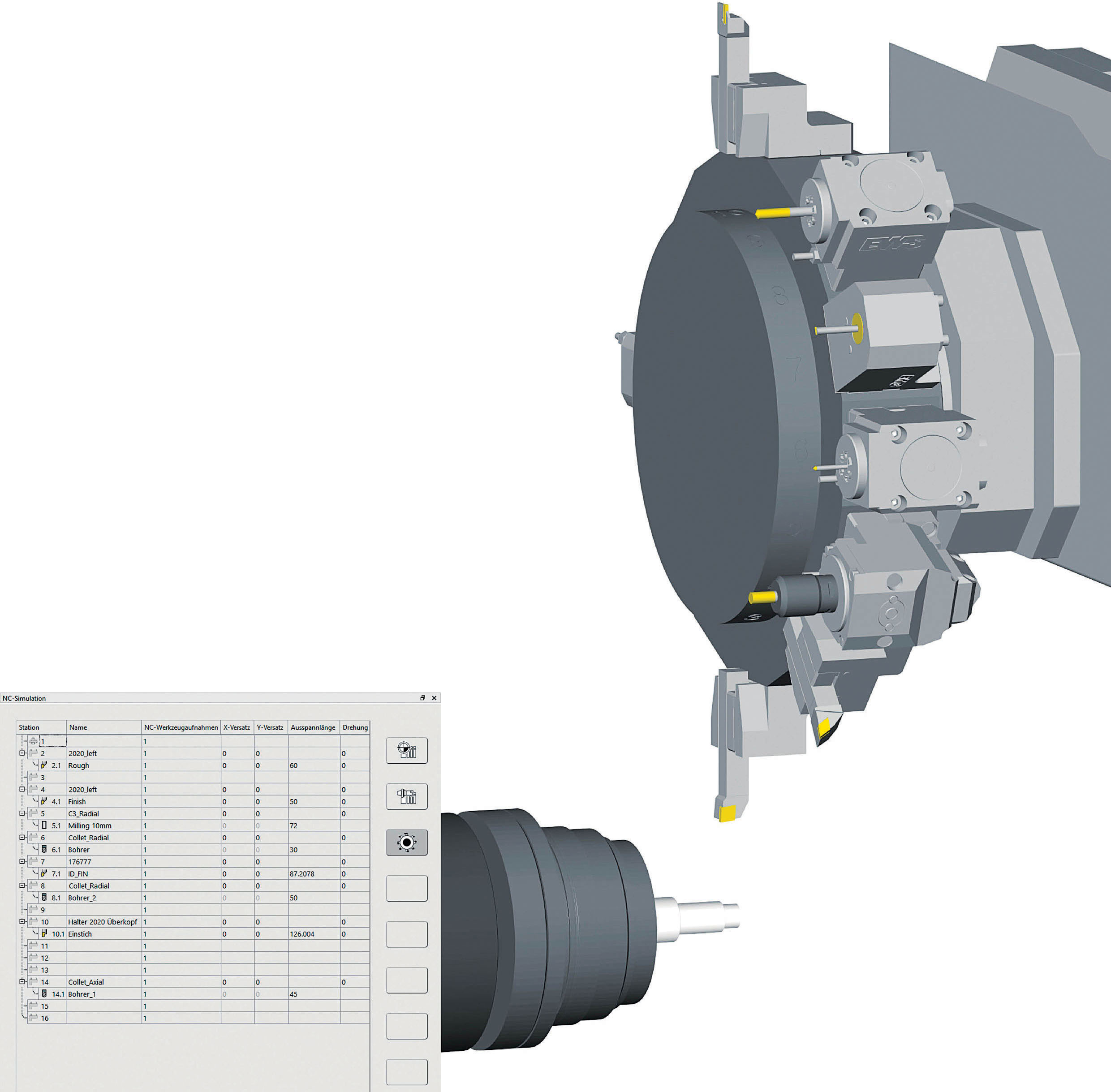 Milling, turning and CAD functions for daily CAM tasks