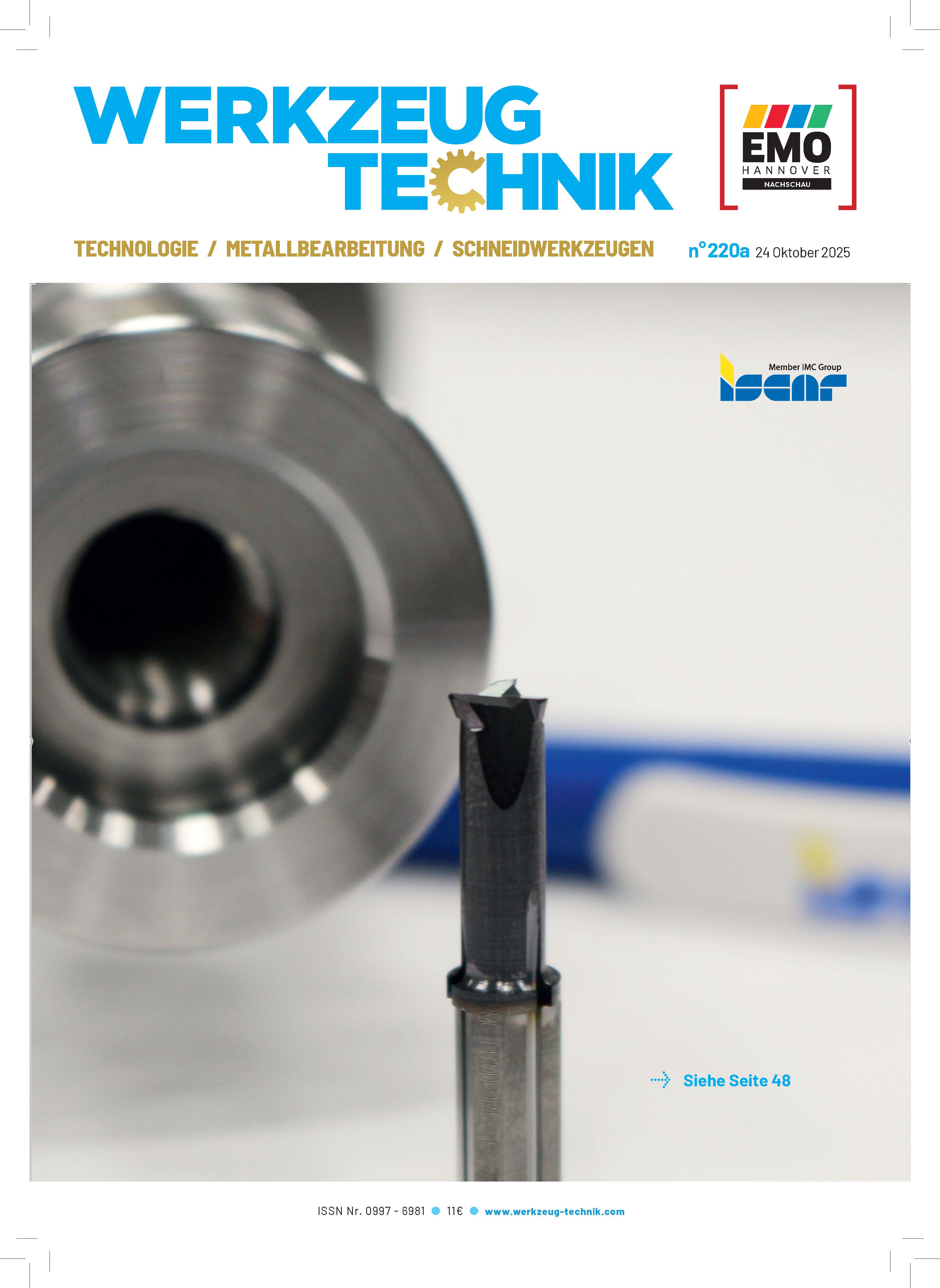 Couverture magazine Machines Production